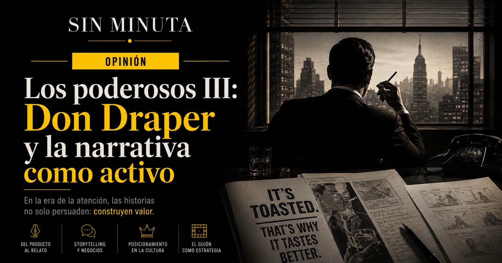 Don Draper y la narrativa como activo